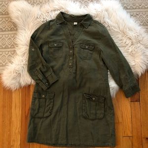 Green Army Dress